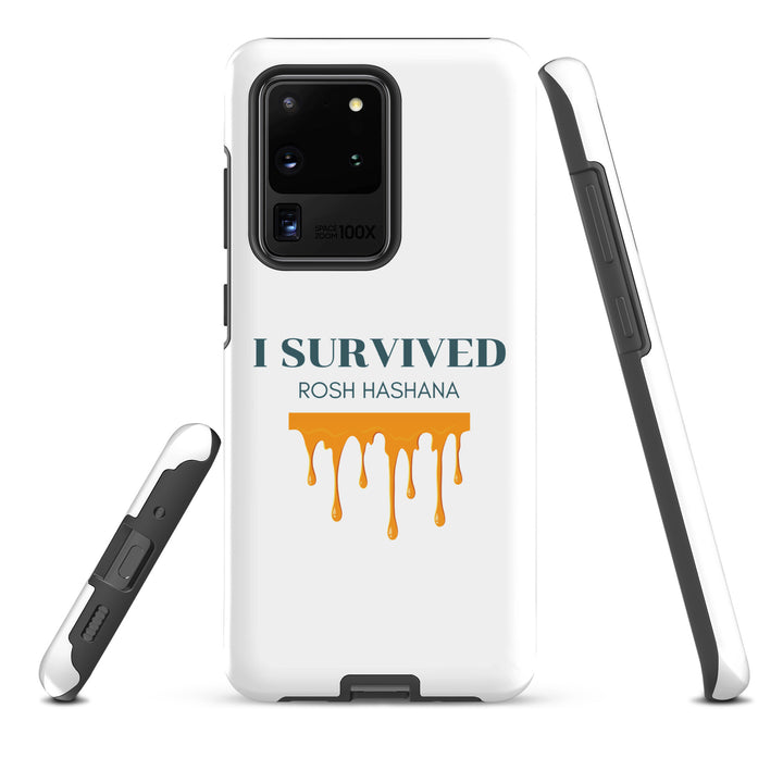 I Survived Rosh HaShana Jewish pride tough case for samsung® in Glossy - folded view