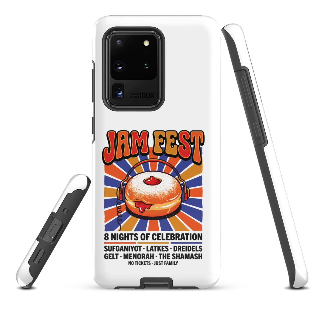 Jam Fest 8 Nights Jewish pride tough phone case for Samsung Galaxy S20 Ultra, glossy finish - front view