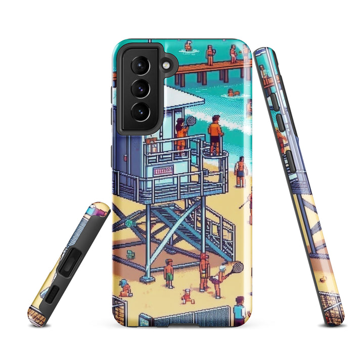 Tough Case for Samsung® | TLV Frishman Beach 16 Bit