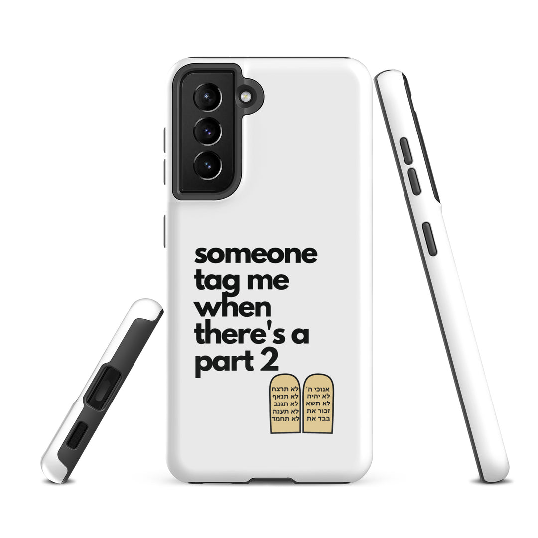 Someone Tag Me Jewish pride tough case for samsung® in Glossy - lifestyle shot