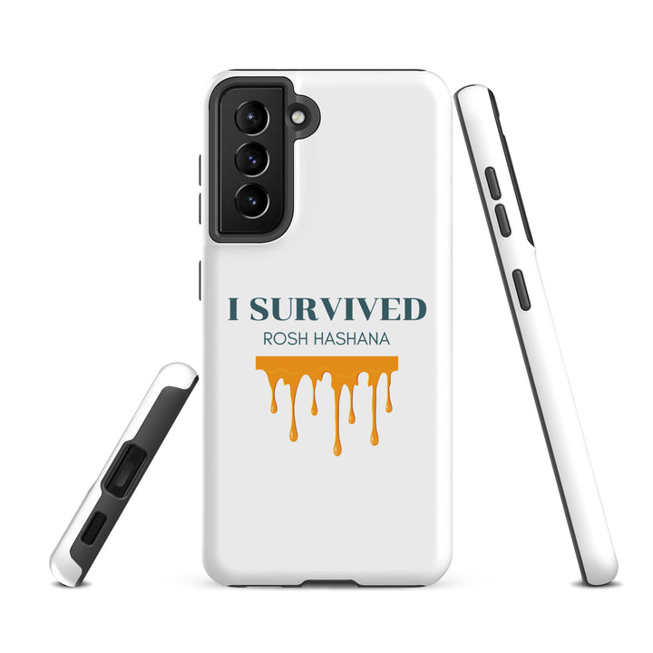 I Survived Rosh HaShana Jewish pride tough case for samsung® in Glossy - folded view