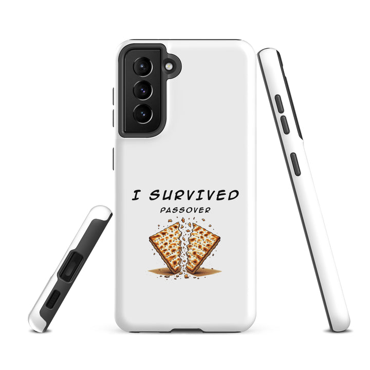 Passover Jewish pride tough phone case for Samsung Galaxy S21 Fe, glossy finish - front view
