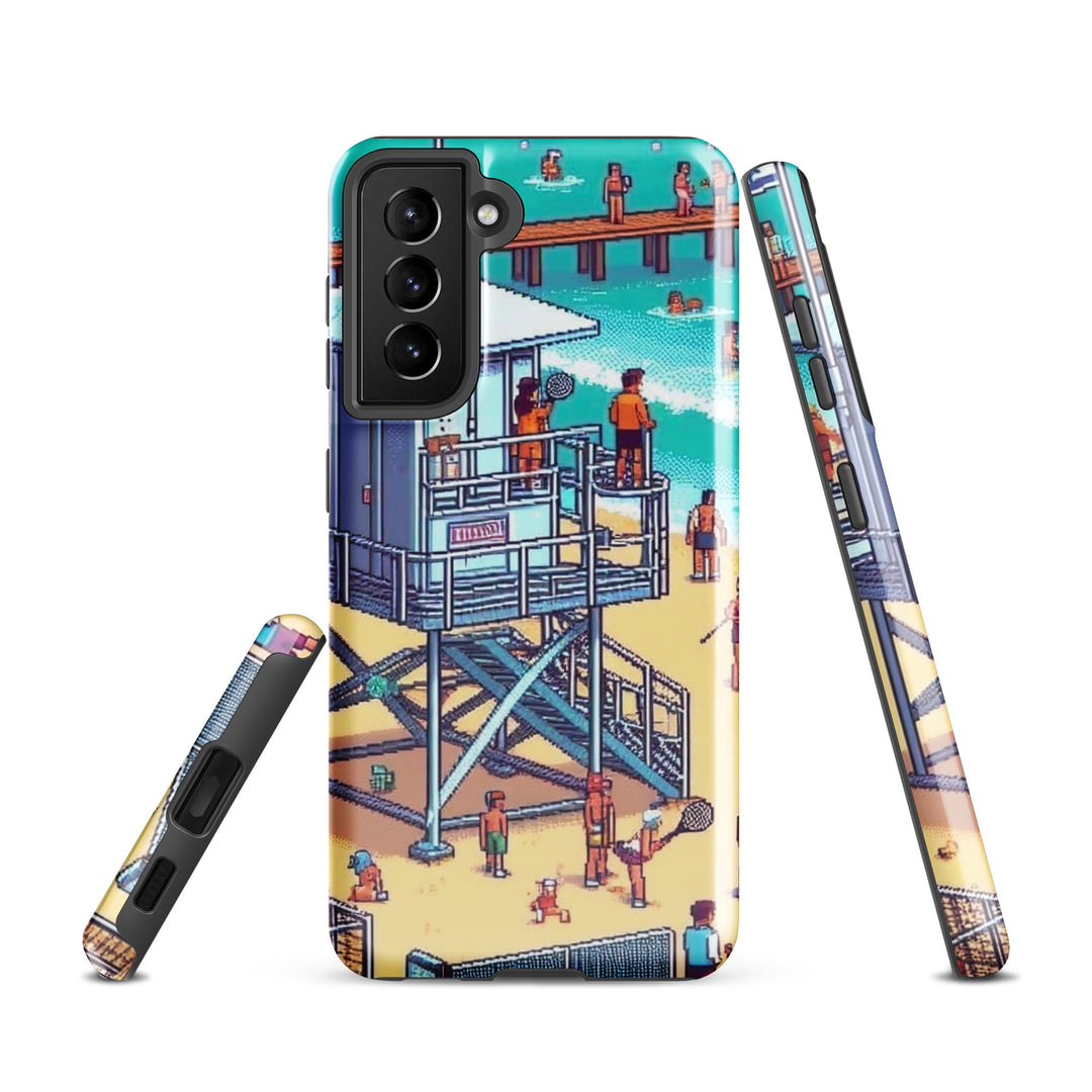 Tough Case for Samsung® | TLV Frishman Beach 16 Bit