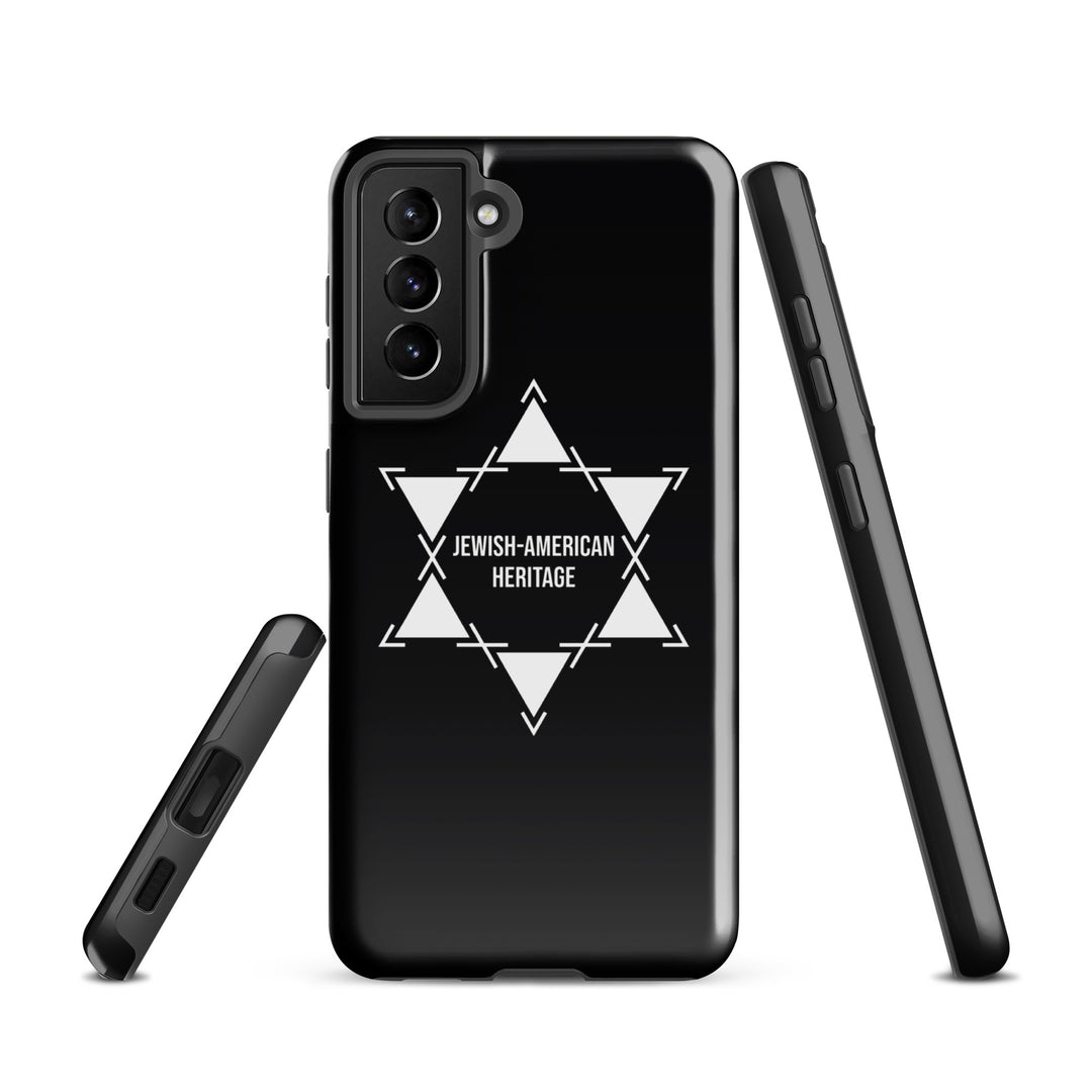 Jewish American Heritage Jewish pride tough case for samsung® in Glossy - folded view