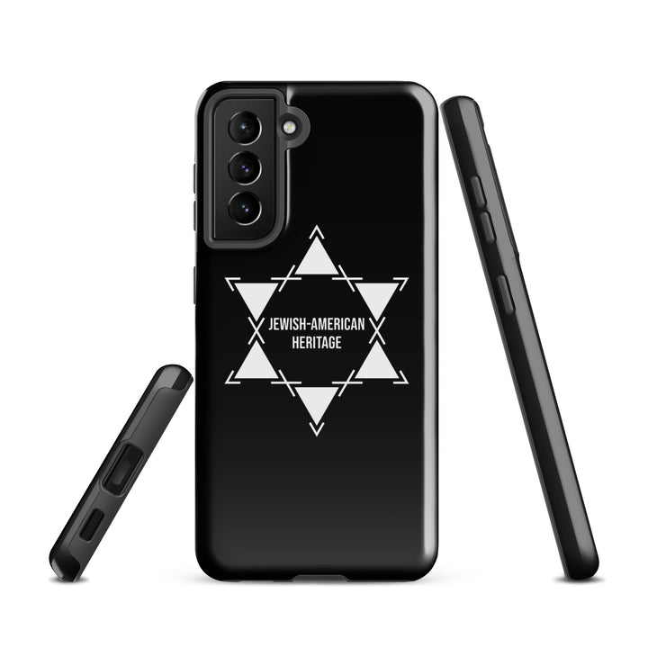 Jewish American Heritage Jewish pride tough case for samsung® in Glossy - folded view