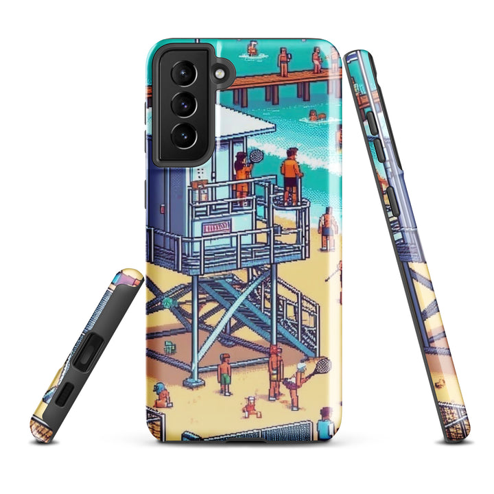 Tough Case for Samsung® | TLV Frishman Beach 16 Bit