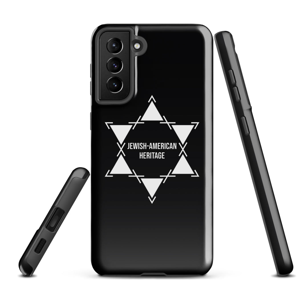 Jewish American Heritage Jewish pride tough case for samsung® in Glossy - back view