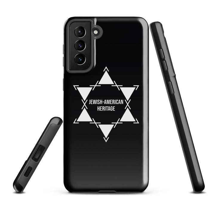 Jewish American Heritage Jewish pride tough case for samsung® in Glossy - back view