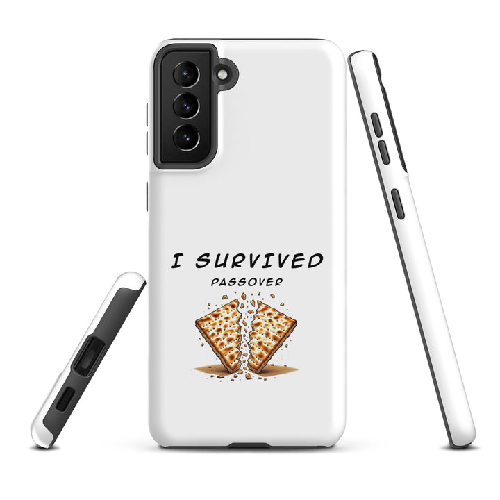 Passover Jewish pride tough phone case for Samsung Galaxy S21 Plus, glossy finish - front view