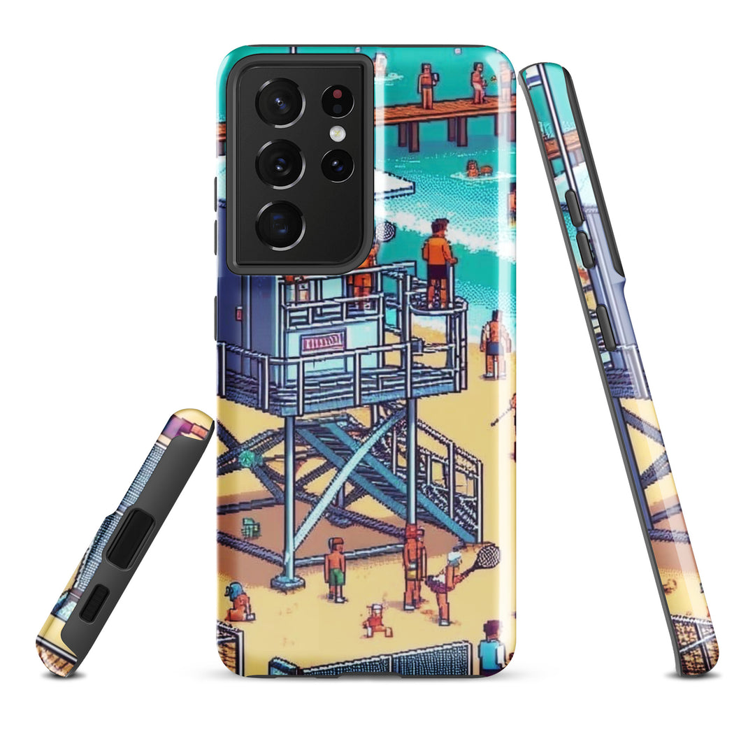 Tough Case for Samsung® | TLV Frishman Beach 16 Bit