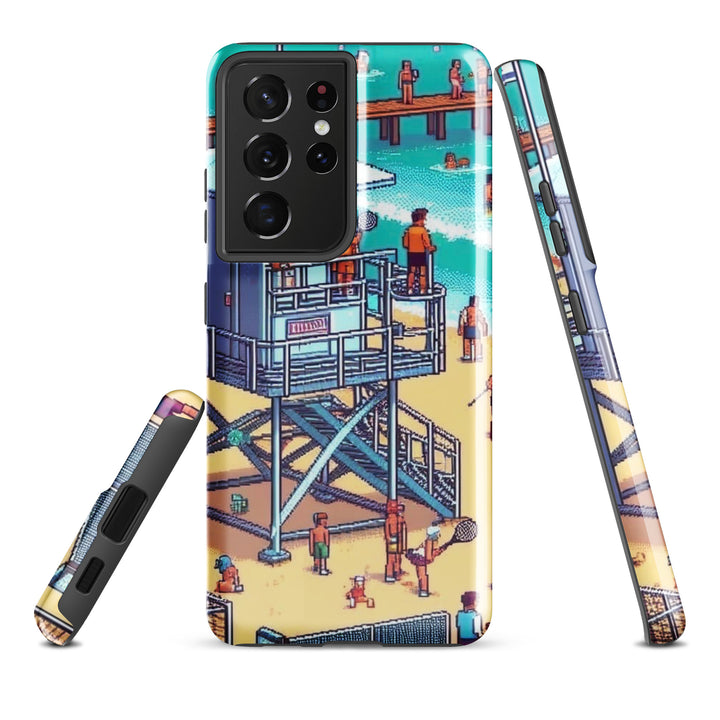 Tough Case for Samsung® | TLV Frishman Beach 16 Bit