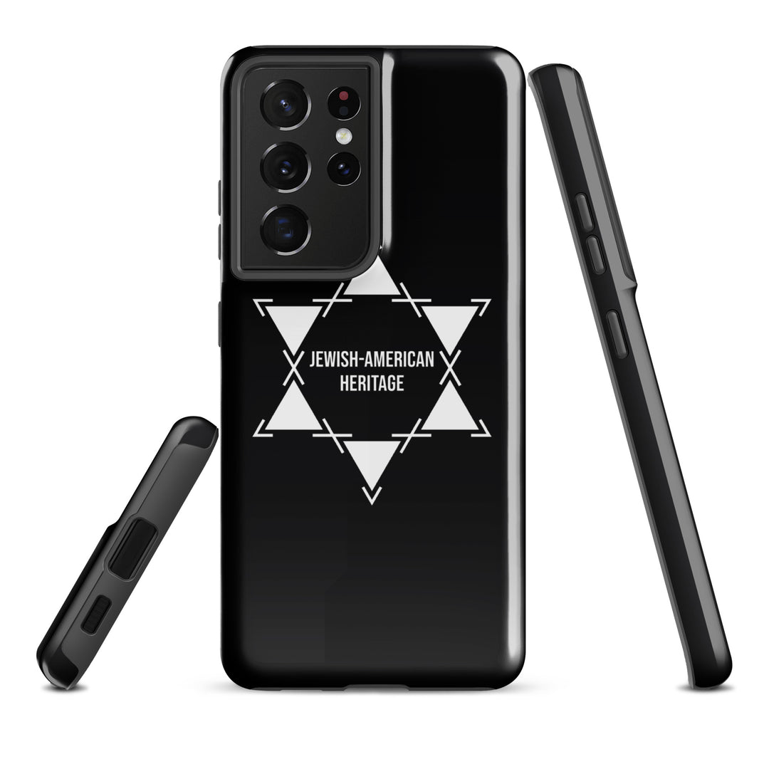 Jewish American Heritage Jewish pride tough case for samsung® in Glossy - close-up