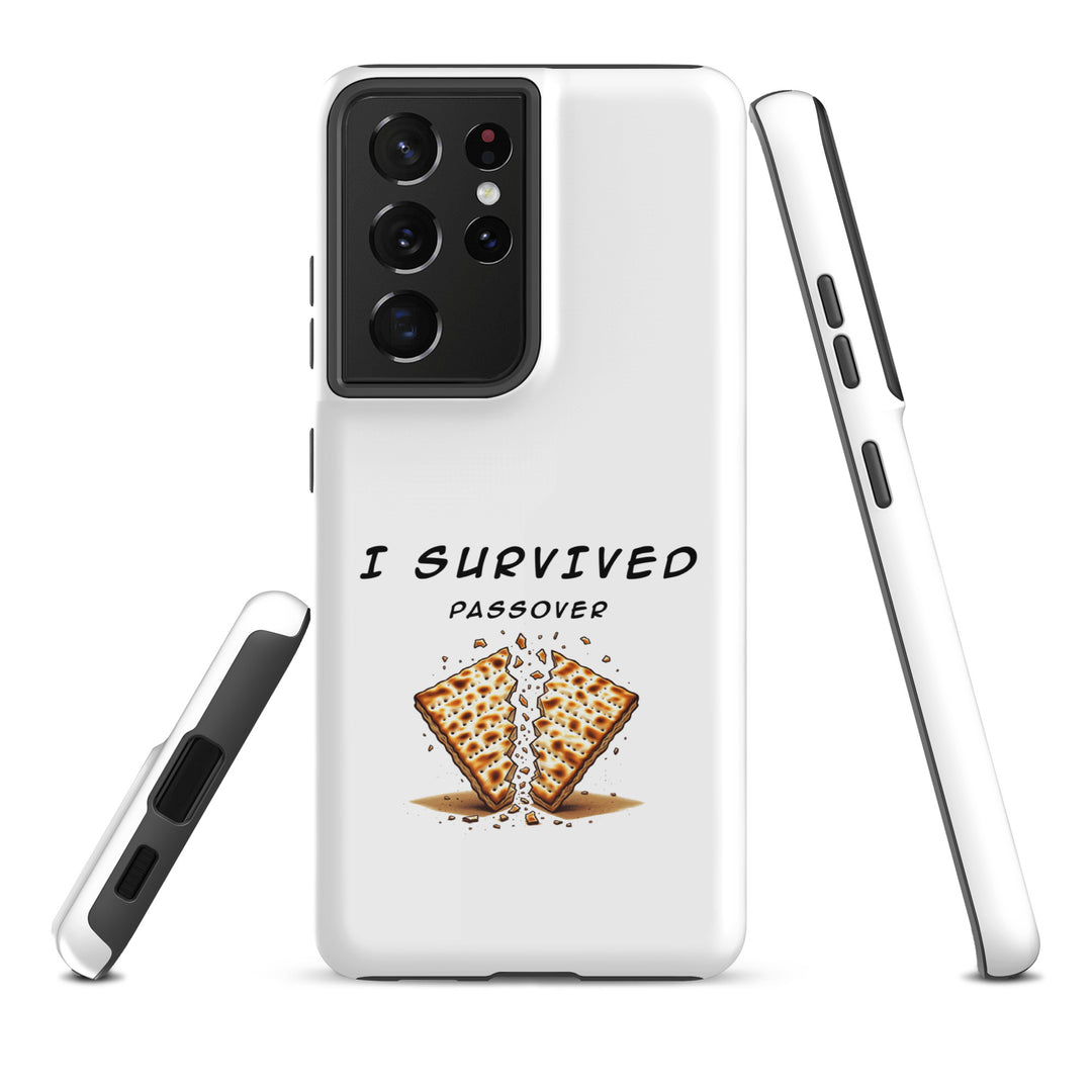 Passover Jewish pride tough phone case for Samsung Galaxy S21 Ultra, glossy finish - front view