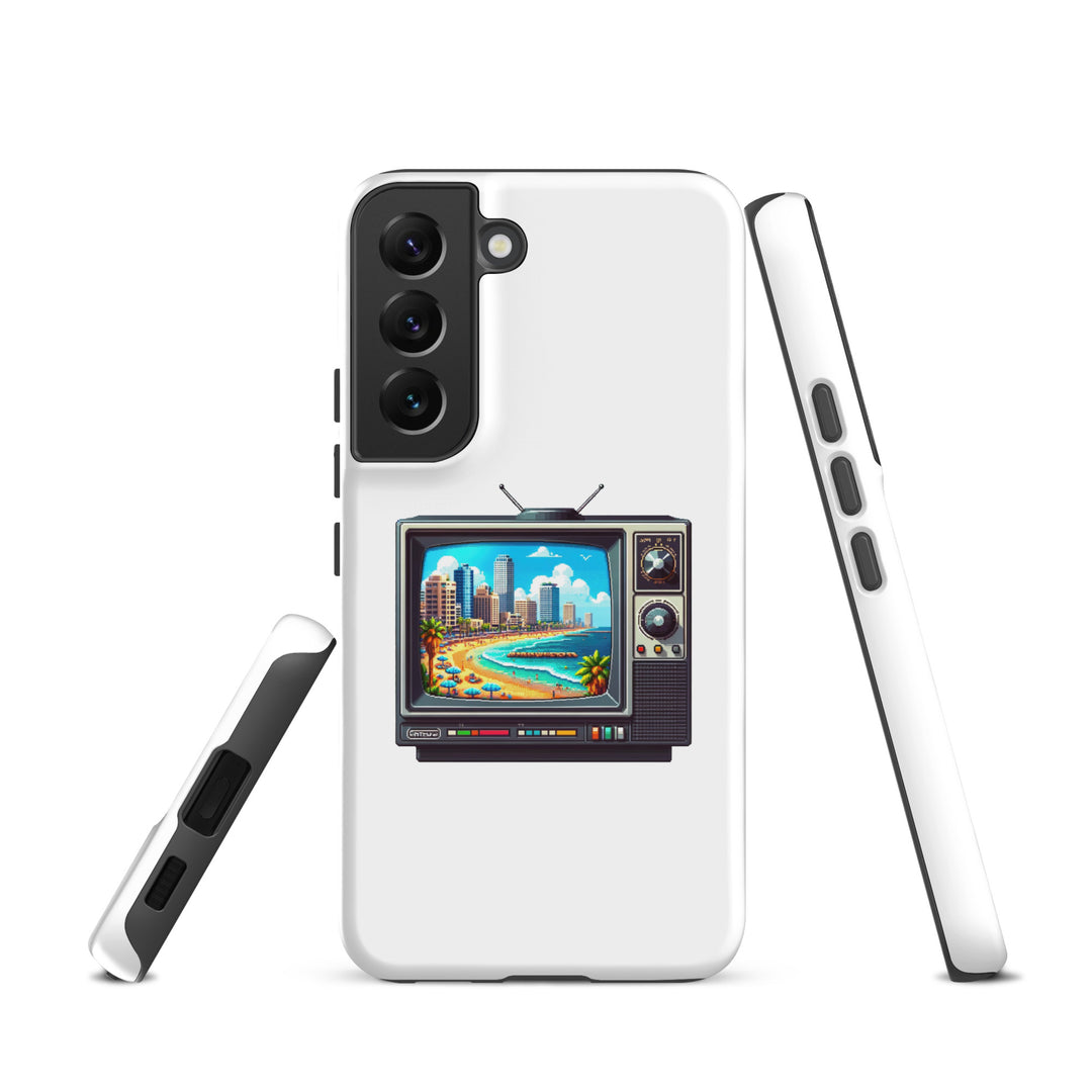 Tough Case for Samsung® | 16Bit Tel Aviv Beach
