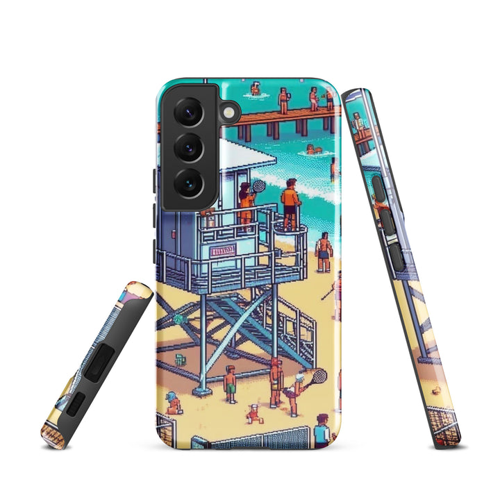 Tough Case for Samsung® | TLV Frishman Beach 16 Bit
