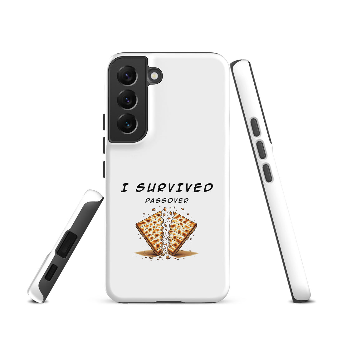 Passover Jewish pride tough phone case for Samsung Galaxy S22, glossy finish - front view
