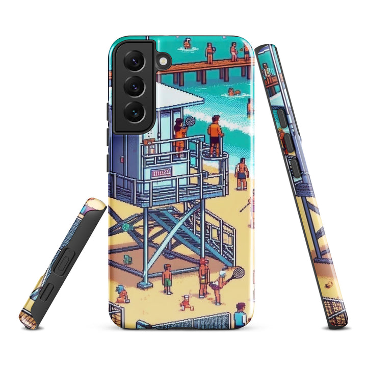 Tough Case for Samsung® | TLV Frishman Beach 16 Bit