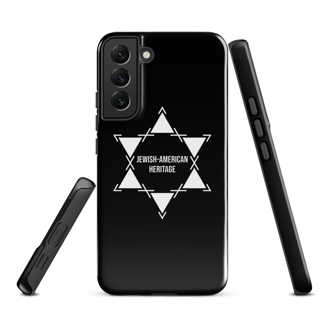Jewish American Heritage Jewish pride tough case for samsung® in Glossy - back view