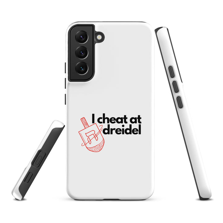 I Cheat At Dreidel Jewish pride tough case for samsung® in Glossy - detail view