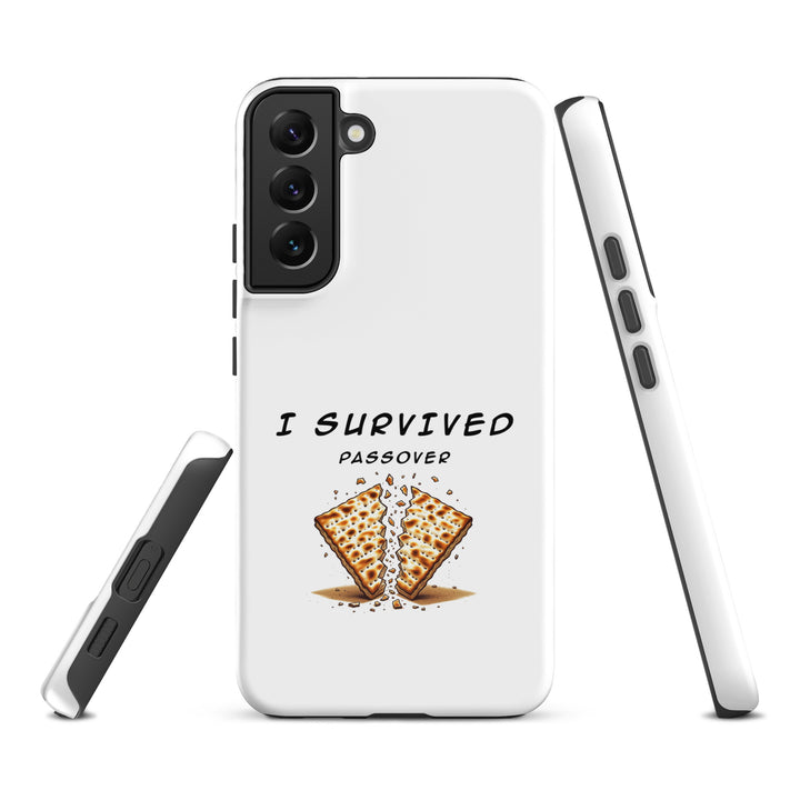 Passover Jewish pride tough phone case for Samsung Galaxy S22 Plus, glossy finish - front view