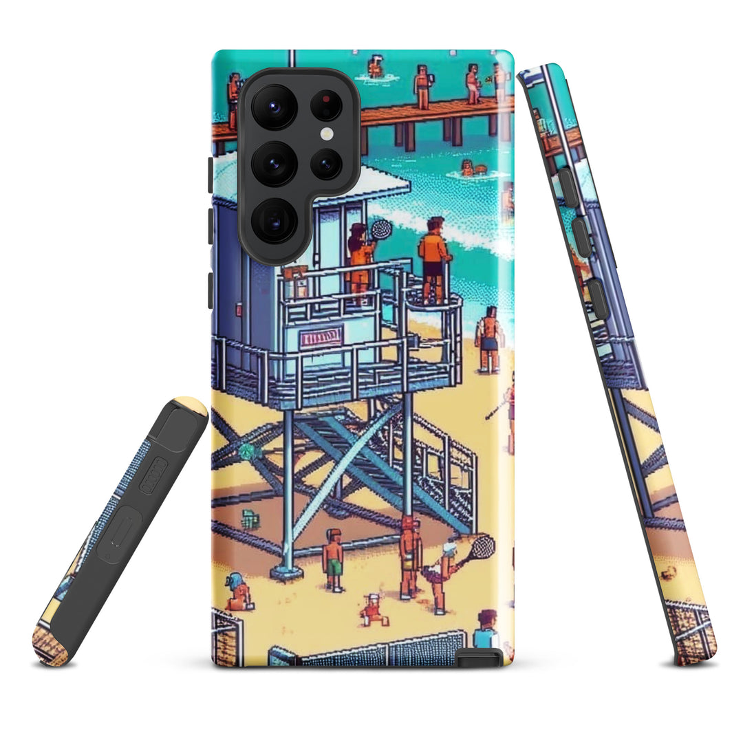 Tough Case for Samsung® | TLV Frishman Beach 16 Bit