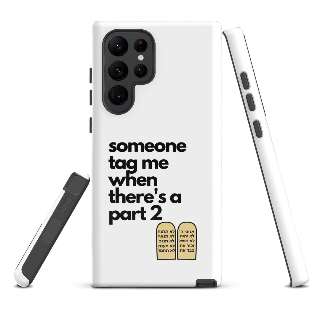 Someone Tag Me Jewish pride tough case for samsung® in Glossy - close-up