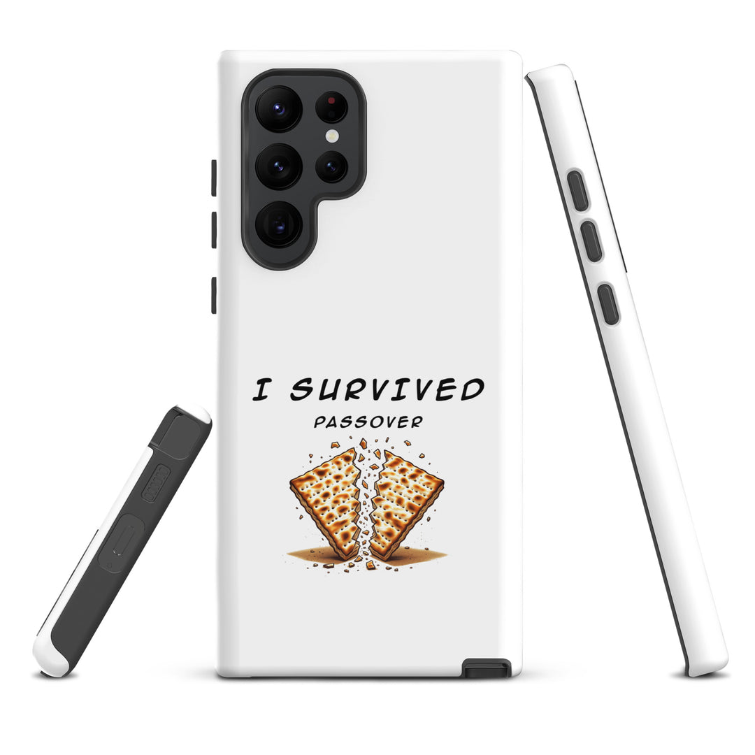 Passover Jewish pride tough phone case for Samsung Galaxy S22 Ultra, glossy finish - front view