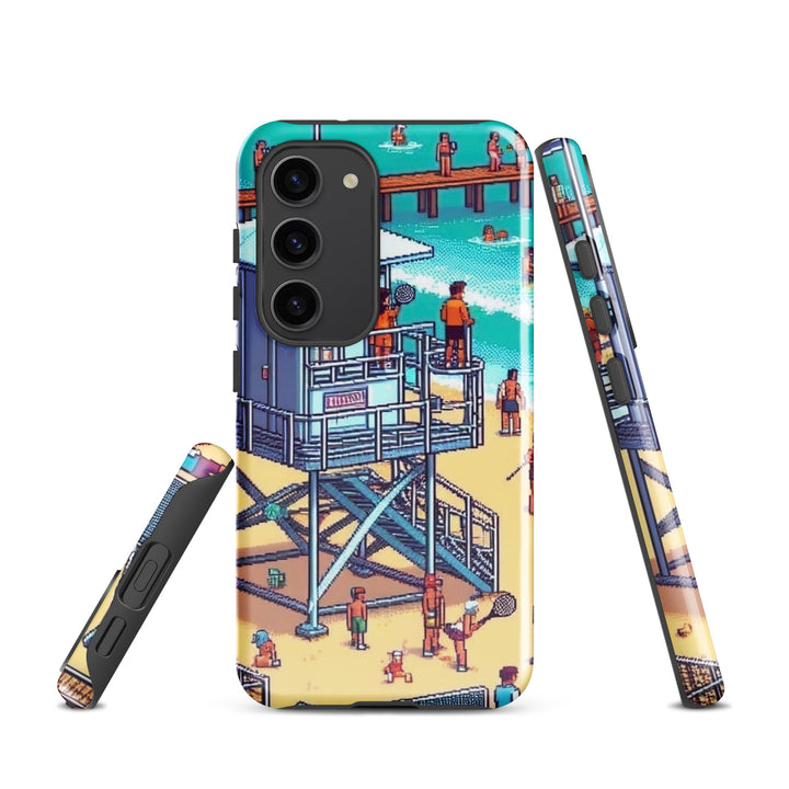 Tough Case for Samsung® | TLV Frishman Beach 16 Bit