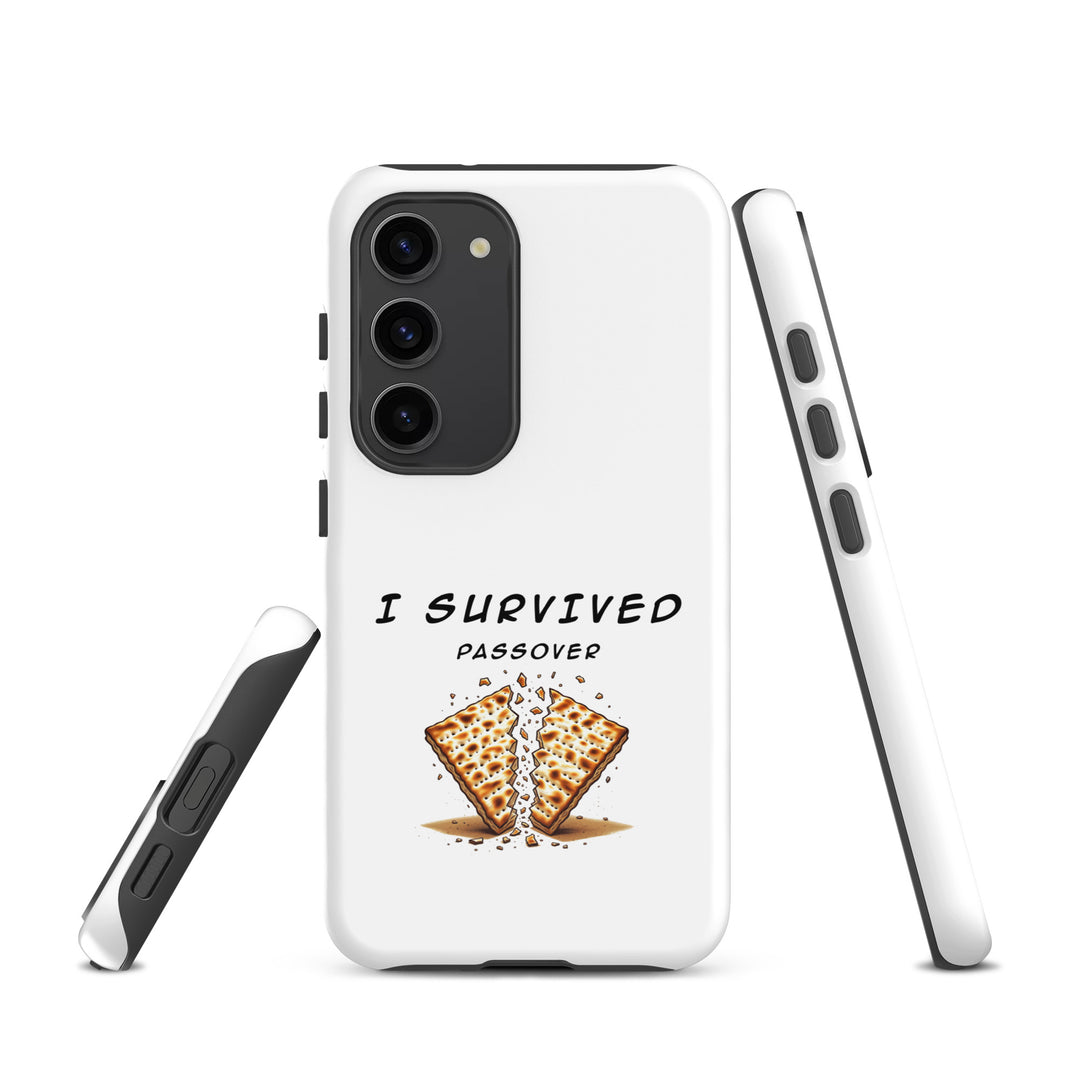 Passover Jewish pride tough phone case for Samsung Galaxy S23, glossy finish - front view