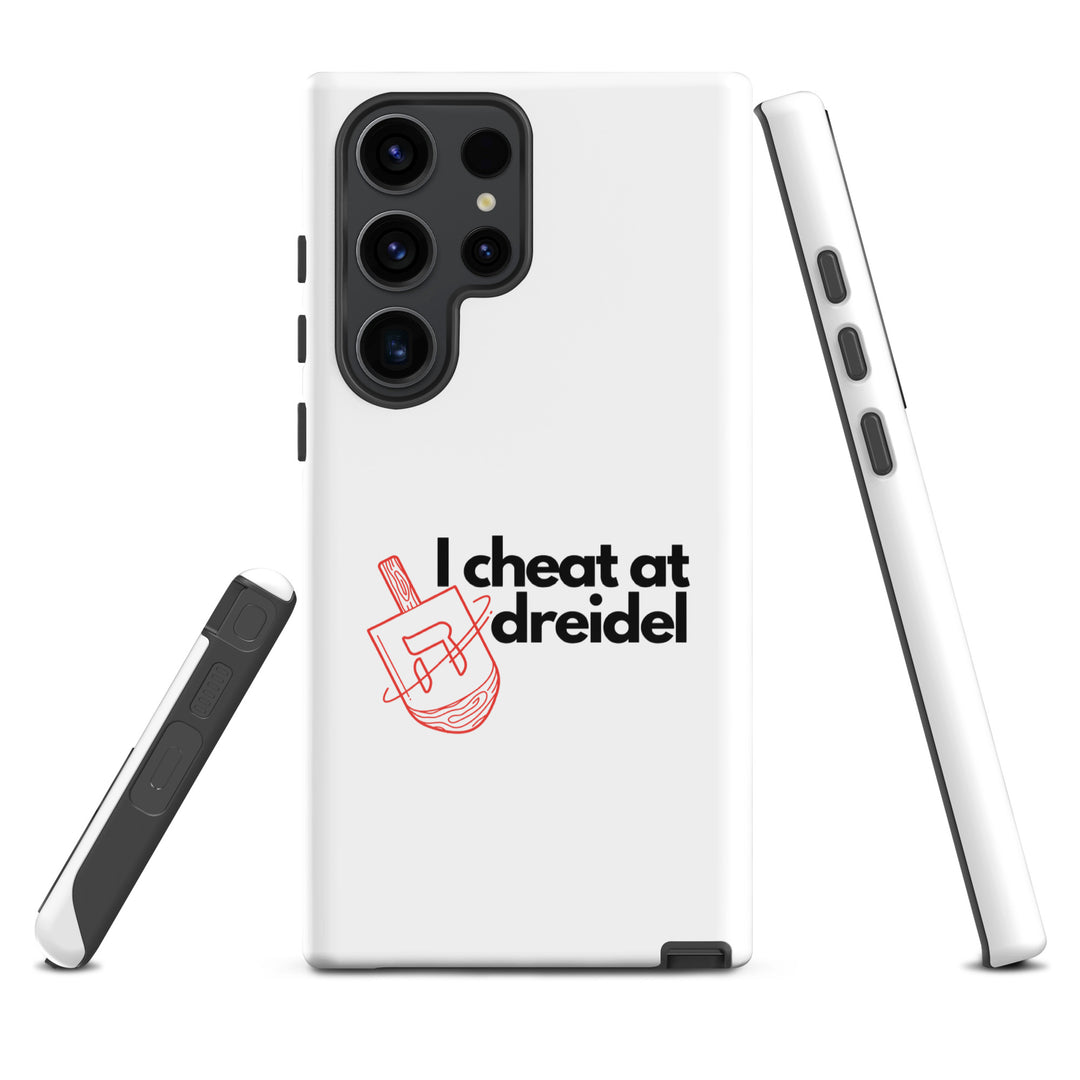 I Cheat At Dreidel Jewish pride tough case for samsung® in Glossy - detail view