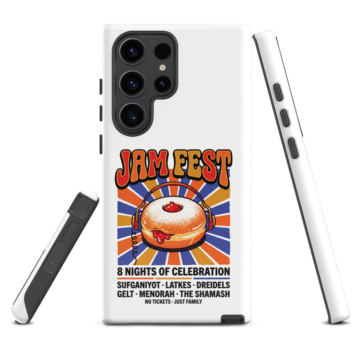 Jam Fest 8 Nights Jewish pride tough phone case for Samsung Galaxy S23 Ultra, glossy finish - front view