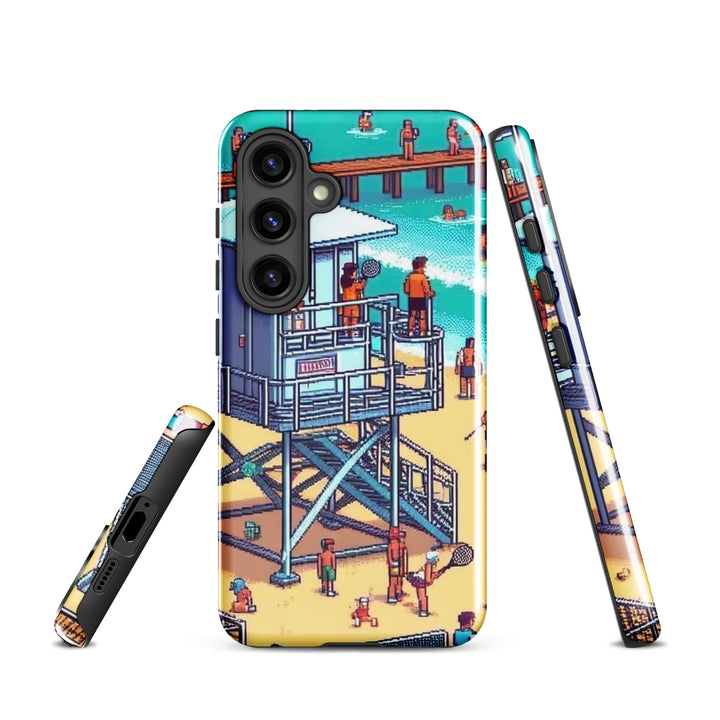 Tough Case for Samsung® | TLV Frishman Beach 16 Bit