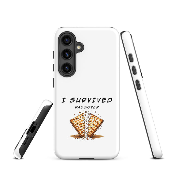 Passover Jewish pride tough phone case for Samsung Galaxy S24, glossy finish - front view