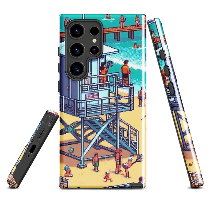 Tough Case for Samsung® | TLV Frishman Beach 16 Bit