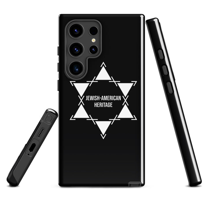 Jewish American Heritage Jewish pride tough case for samsung® in Glossy - front view