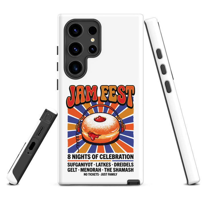 Jam Fest 8 Nights Jewish pride tough phone case for Samsung Galaxy S24 Ultra, glossy finish - front view