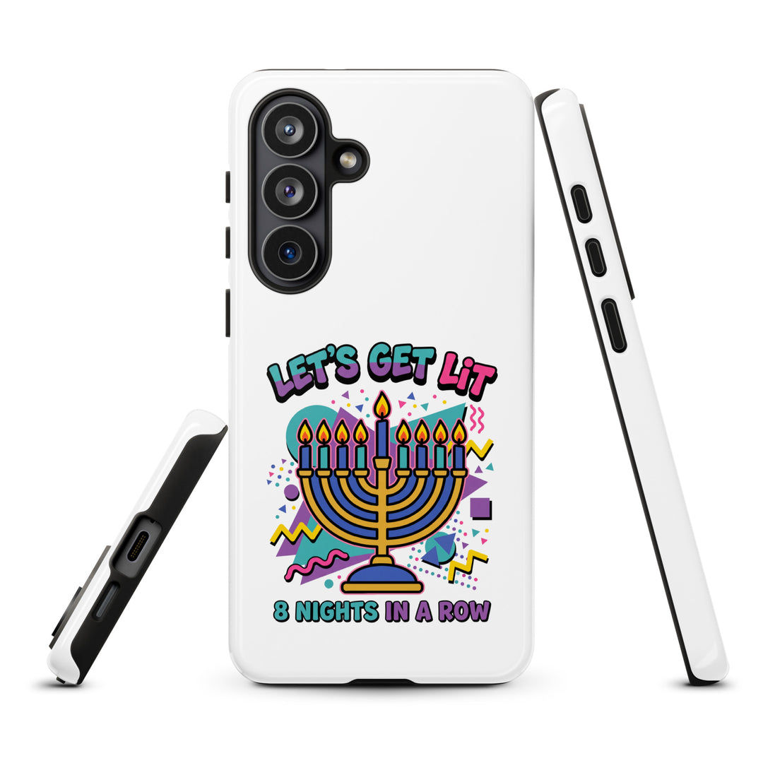 Lets Get Lit 90s Jewish pride tough phone case for Samsung Galaxy S26 Plus, glossy finish - front view