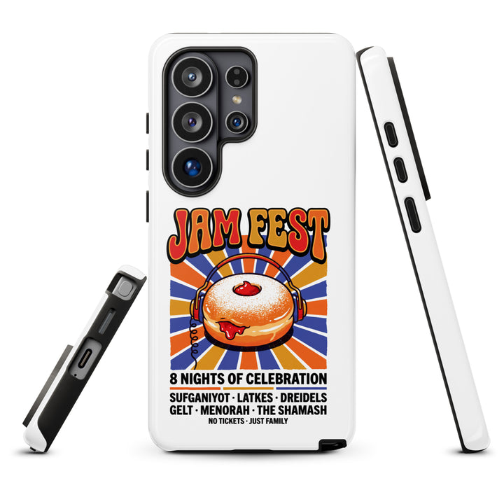 Jam Fest 8 Nights Jewish pride tough phone case for Samsung Galaxy S26 Ultra, glossy finish - front view