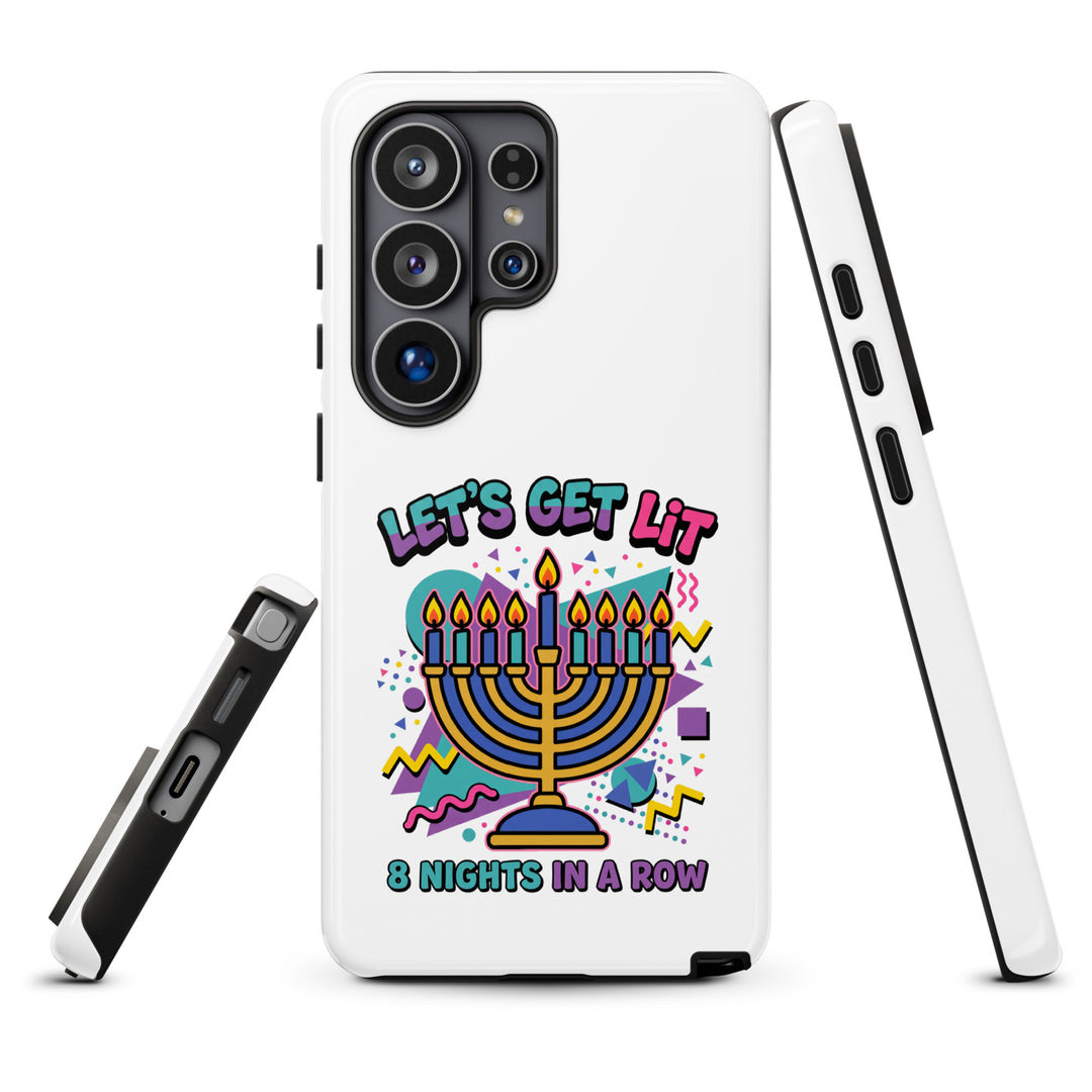 Lets Get Lit 90s Jewish pride tough phone case for Samsung Galaxy S26 Ultra, glossy finish - front view