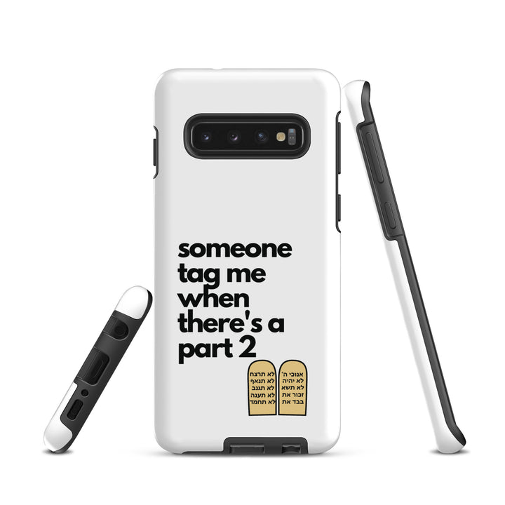 Someone Tag Me Jewish pride tough case for samsung® in Matte - detail view