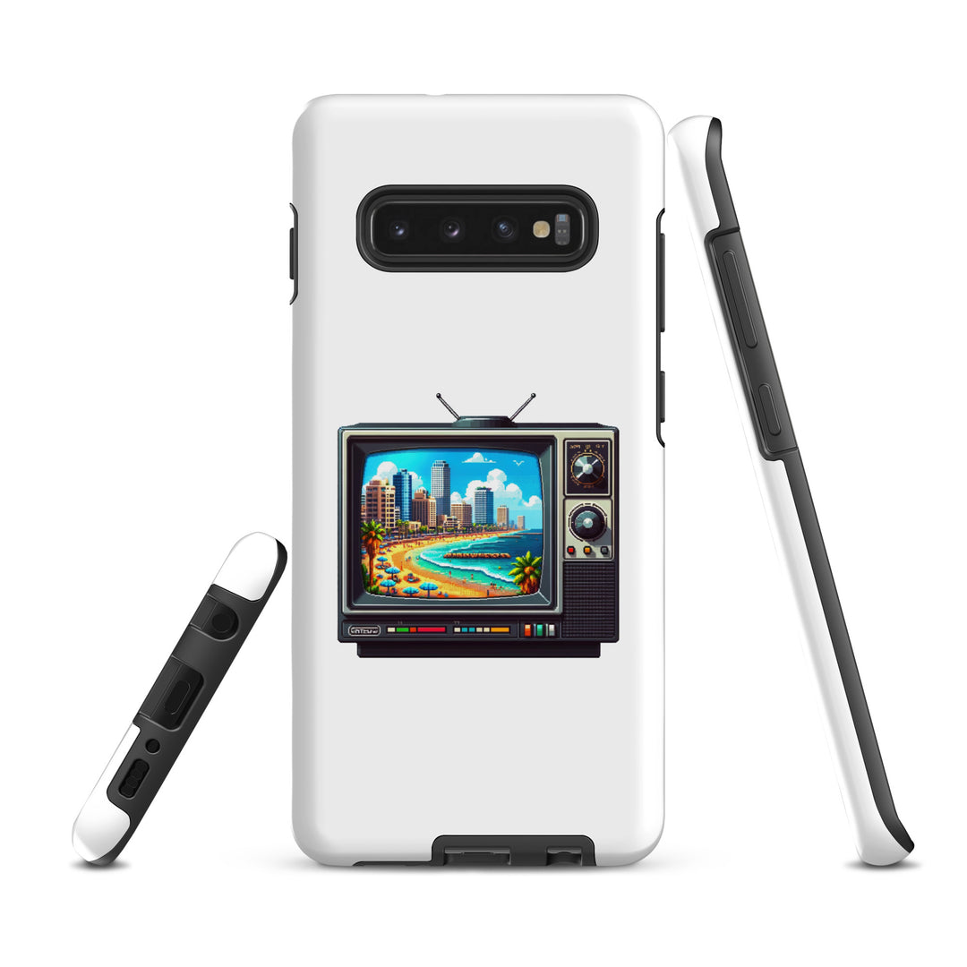 Tough Case for Samsung® | 16Bit Tel Aviv Beach