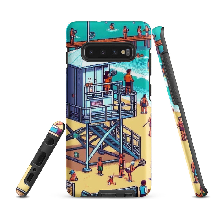 Tough Case for Samsung® | TLV Frishman Beach 16 Bit
