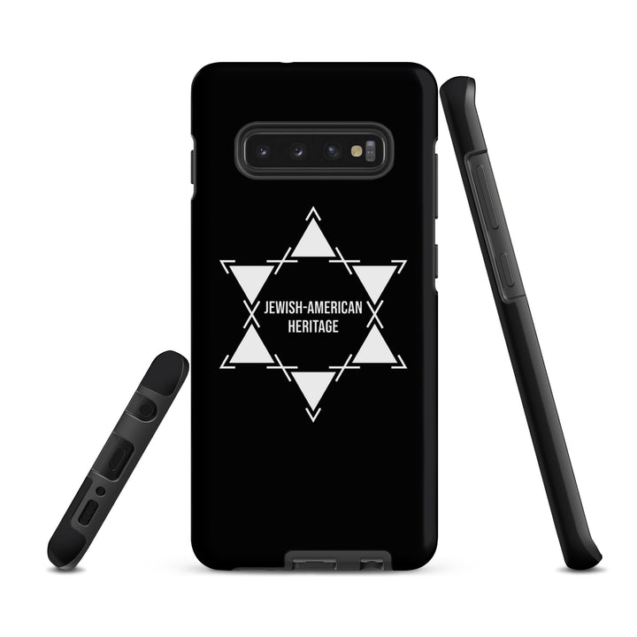 Jewish American Heritage Jewish pride tough case for samsung® in Matte - side view