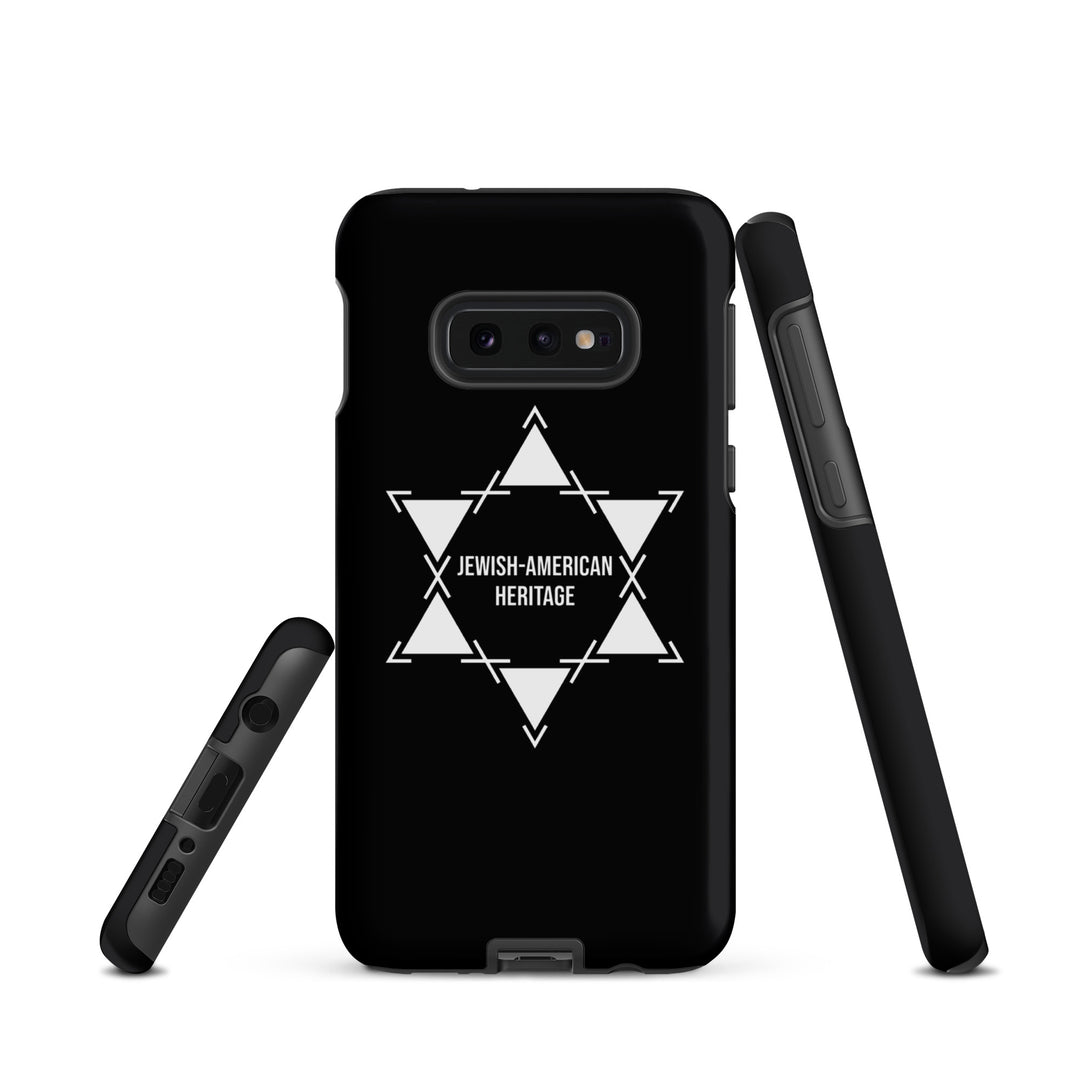 Jewish American Heritage Jewish pride tough case for samsung® in Matte - flat lay