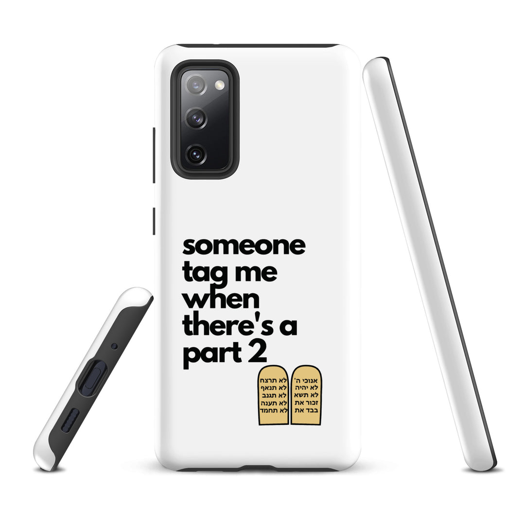 Someone Tag Me Jewish pride tough case for samsung® in Matte - detail view
