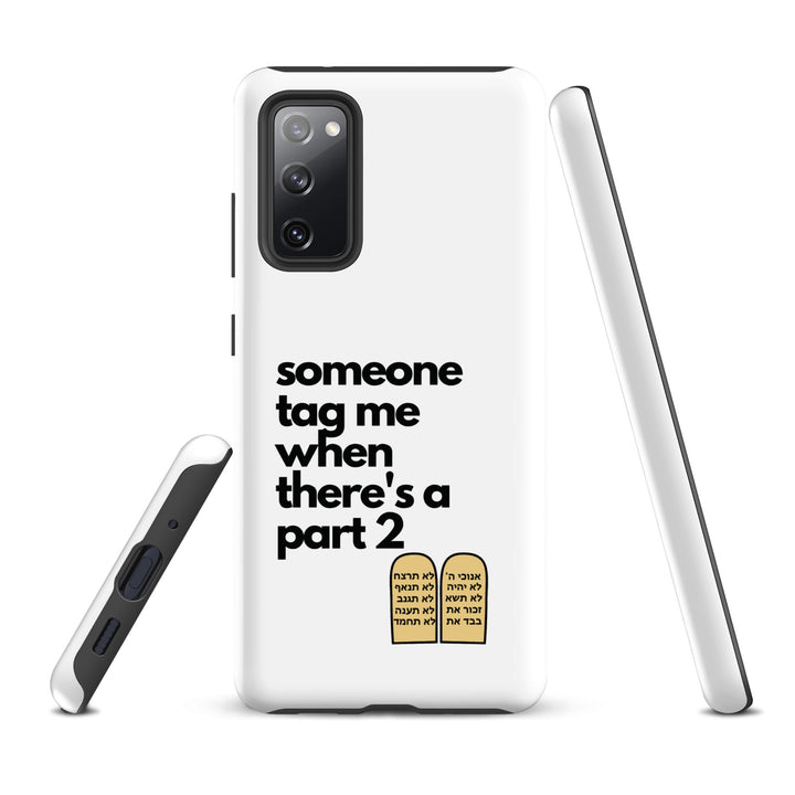 Someone Tag Me Jewish pride tough case for samsung® in Matte - detail view