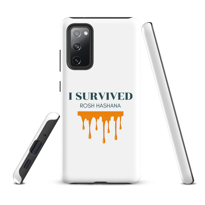 I Survived Rosh HaShana Jewish pride tough case for samsung® in Matte - flat lay