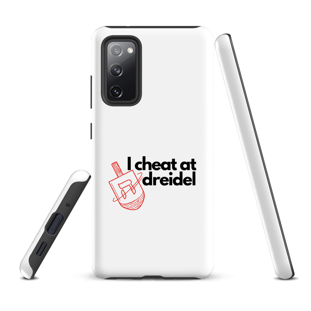 I Cheat At Dreidel Jewish pride tough case for samsung® in Matte - close-up