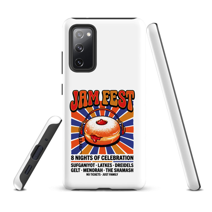 Jam Fest 8 Nights Jewish pride tough phone case for Samsung Galaxy S20 Fe, matte finish - front view