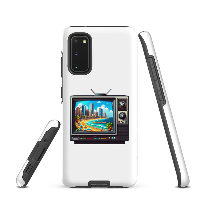Tough Case for Samsung® | 16Bit Tel Aviv Beach